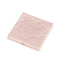 Rose Gold Heart and Vines Compact
