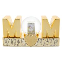 Gold Mom Musical Snow Globe