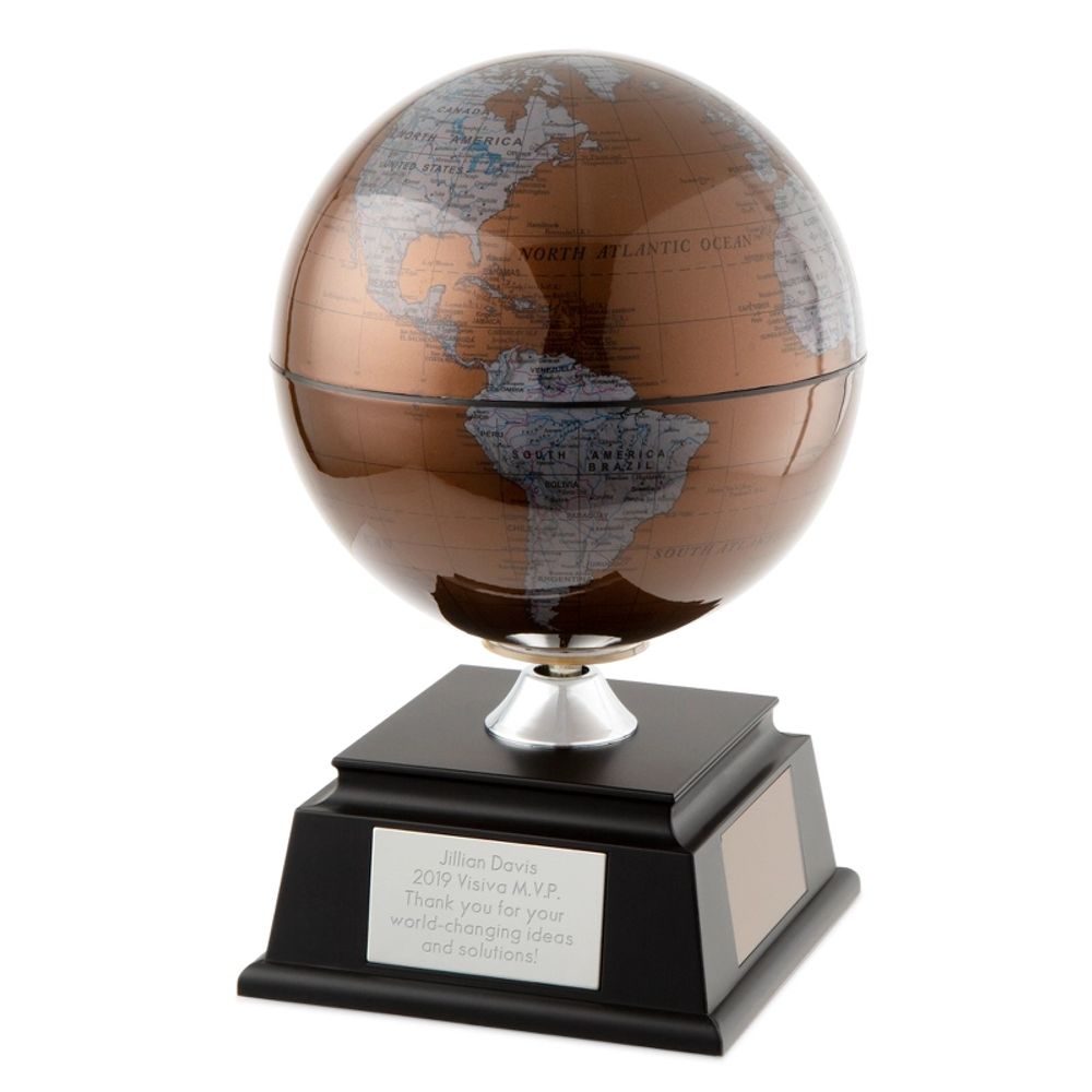 Desktop Copper Solar Globe