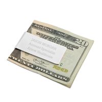 Classic Nickel Stainless Steel Money Clip
