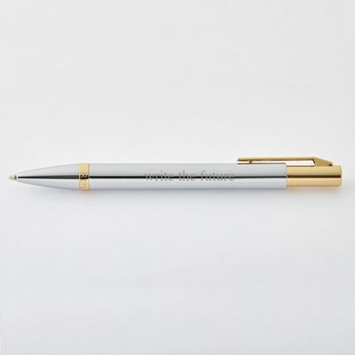 Reflections Silver and Gold Ballpoint Personalized Pen