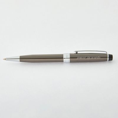 Reflections Gunmetal and Silver Ballpoint Personalized Pen