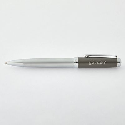 Reflections Gunmetal and Metal Ballpoint Personalized Pen