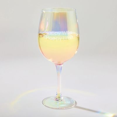 Iridescent Monterey Wine Glass