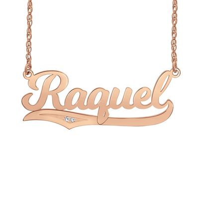 things remembered name necklace