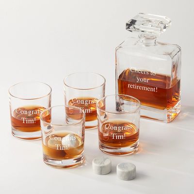 Nine Piece Double Old Fashioned Set