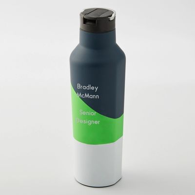 Personalized Corkcicle Green Navy Sport Canteen