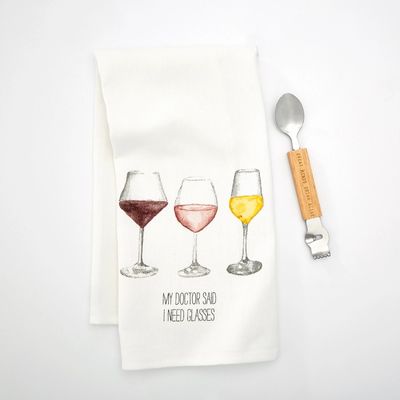 Wine Dish Towel Set