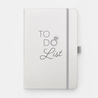 Silver Bride To Do List Journal