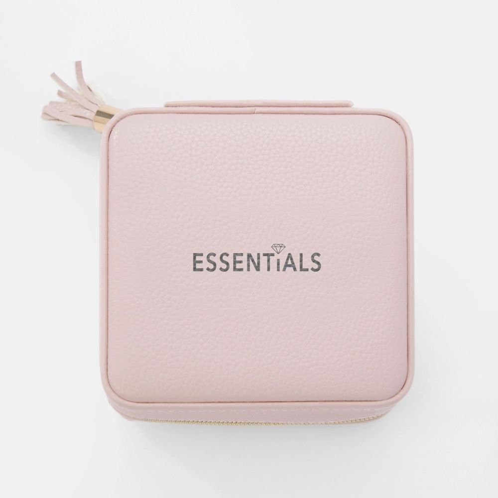 Pink Essentials Travel Jewelry Case