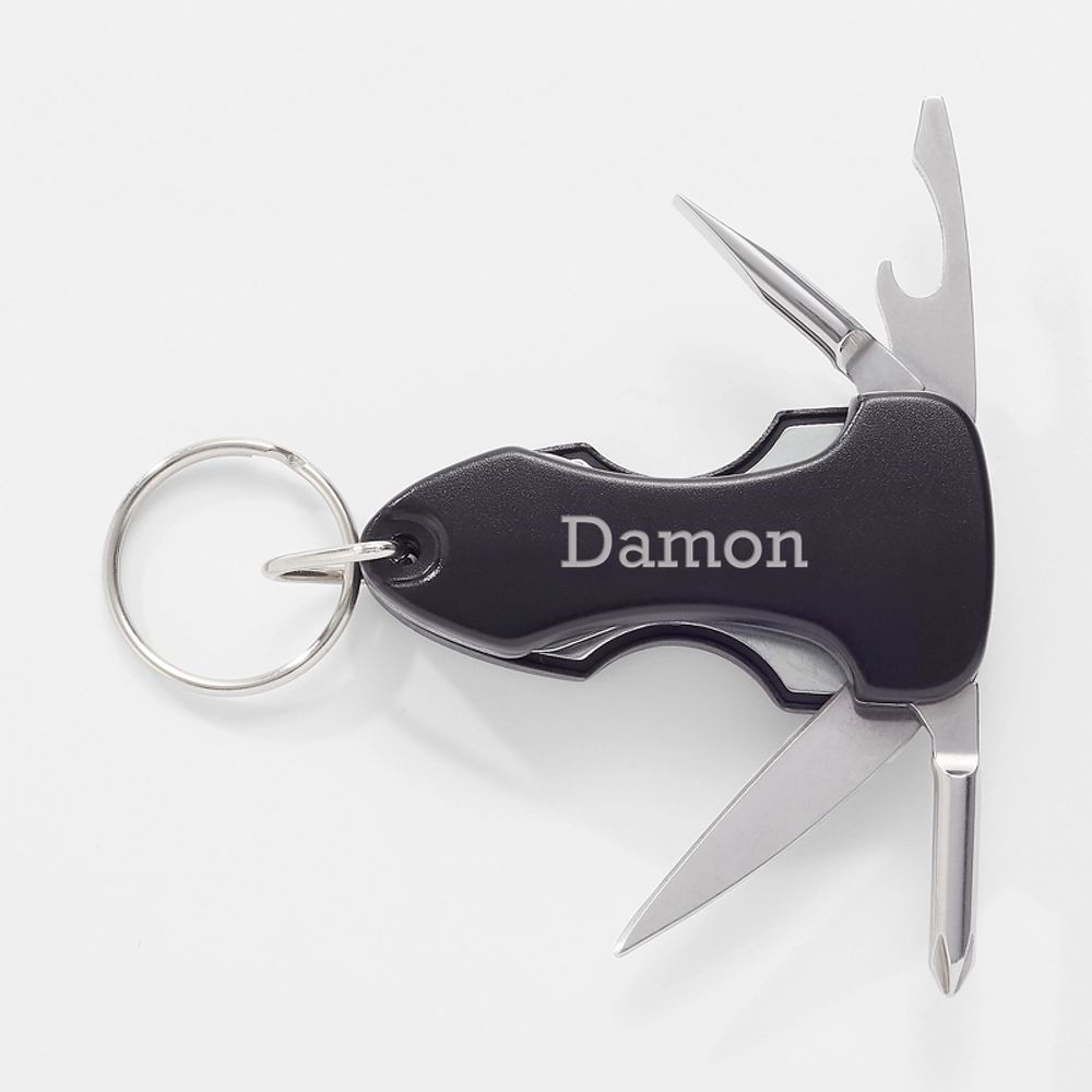 Black Multi Tool Key Chain