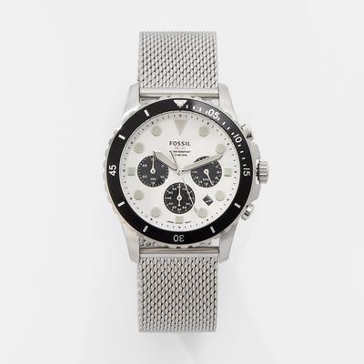 Fossil Men's Chronograph Mesh Stainless Steel Watch
