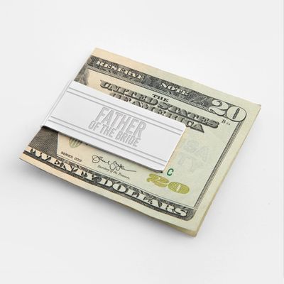 Stainless Steel Father Of The Bride Money Clip