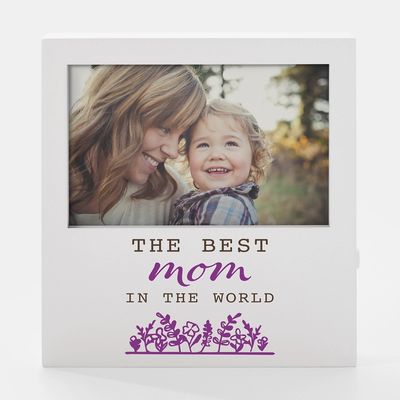Best Mom White Recordable Frame