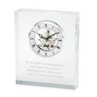 Glass Skeleton Clock