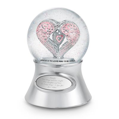 Say It With Love Musical Snow Globe
