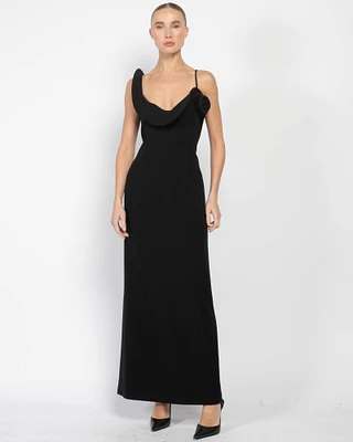 Sculptural Maxi Dress