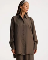 Oversized Silk Shirt