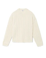 Cashmere Cable V-Neck