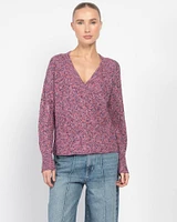 Marled V-Neck Sweater