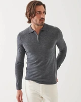 PATRICK ASSARAF 1/4 Zip Polo