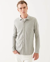 Overdye Button Front Shirt