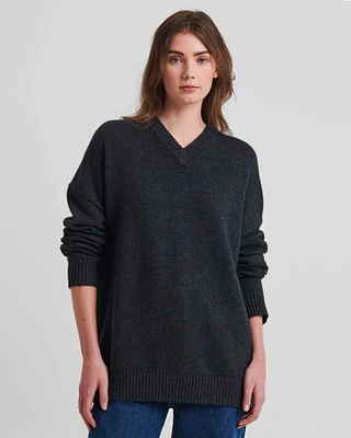 Oversized V-Neck Sweater