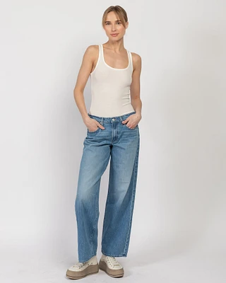 Low Spinner Sneak Jeans