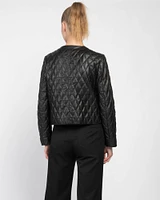 Amy Quilted Leather Jacket