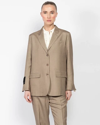 Silk 3 Button Jacket