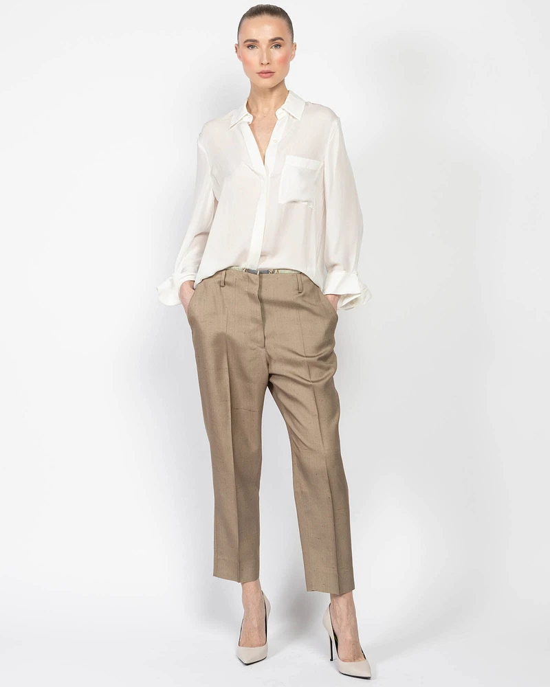 Men's Silk Trousers