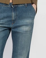 Cropped Kick Jeans