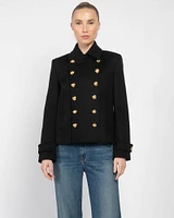 Ornella Crop Peacoat