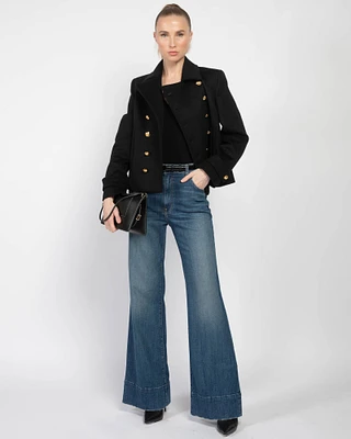 Ornella Crop Peacoat