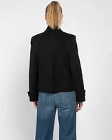 Ornella Crop Peacoat