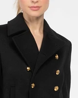 Ornella Crop Peacoat