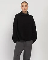 Cable Turtleneck Sweater