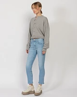 Mid-Rise Dazzler Ankle Jeans