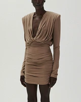 Plunge Neckline Dress