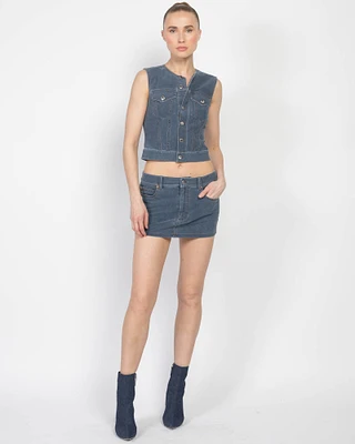 Denim Mini Skirt