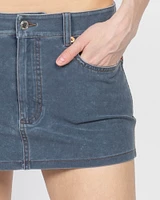 Denim Mini Skirt