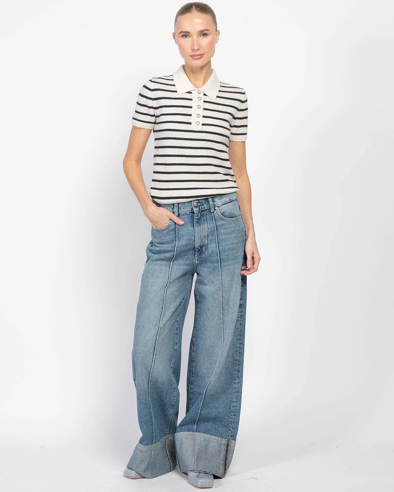 Hepburn Wide Leg Jeans