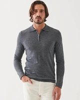 PATRICK ASSARAF 1/4 Zip Polo