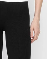 Rib Kick Flare Pants