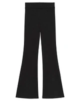 Rib Kick Flare Pants