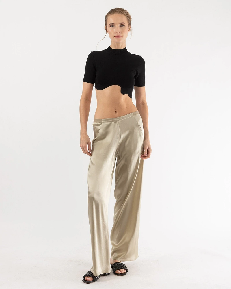 Silk Bias Trousers