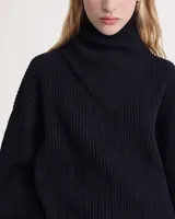 Wrapped Neck Knit