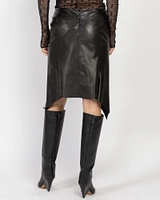 Jill Leather Skirt