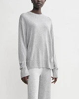 Crewneck Silk Cashmere Knit