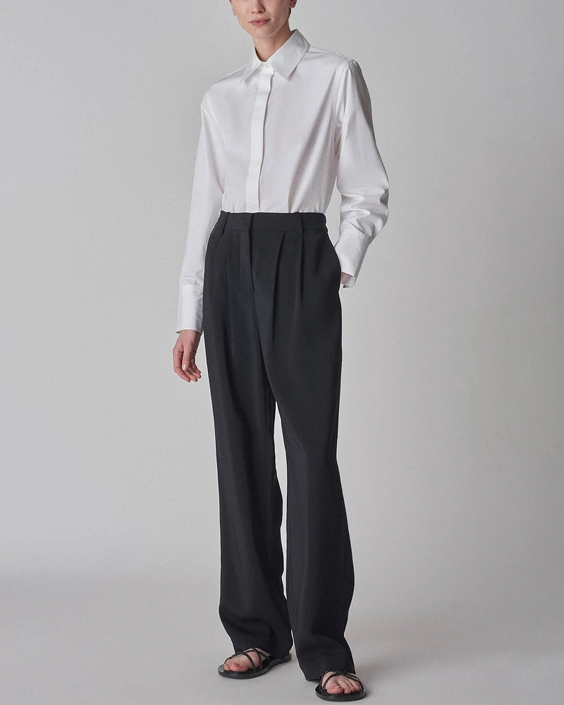 Front Pleat Trousers